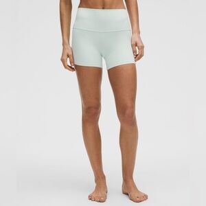 Lululemon High Rise Align 4” Short, Size 0, Mint Breeze